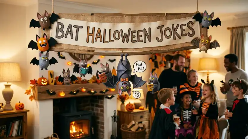 bat halloween jokes image