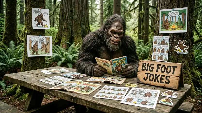 big foot jokes image