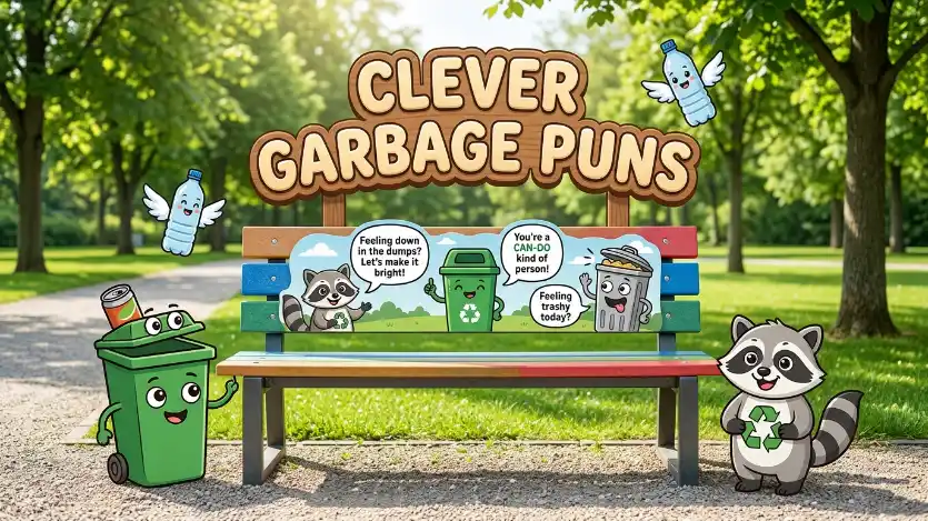 clever garbage pun image