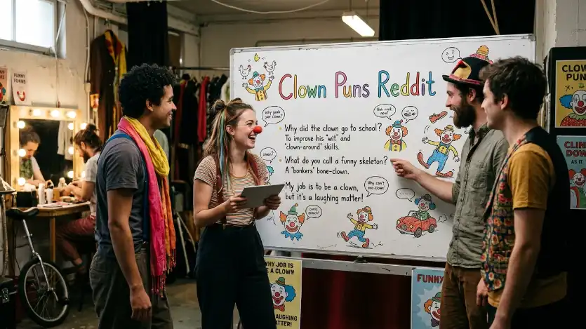 clown puns reddit image
