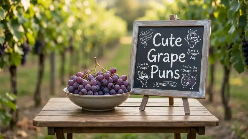 cute grape puns image