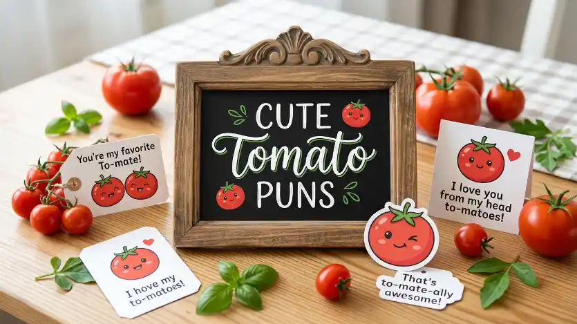 cute tomato puns image