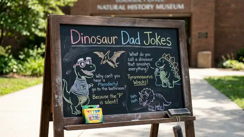 dinosaur dad jokes image