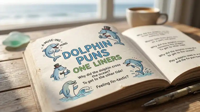 dolphin puns one liners image