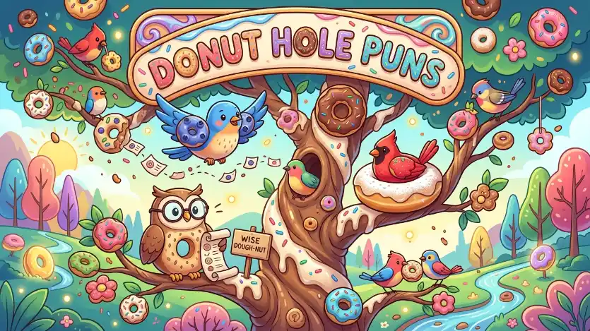 donut hole puns image