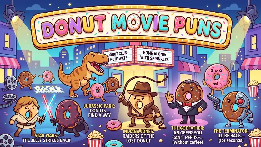 donut movie puns image