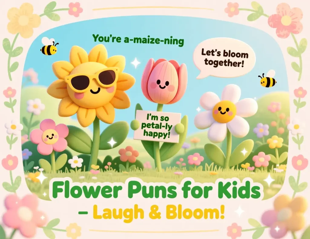 flower puns for kids image