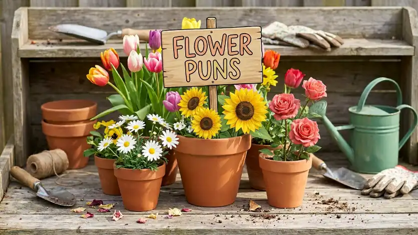 flowers puns image