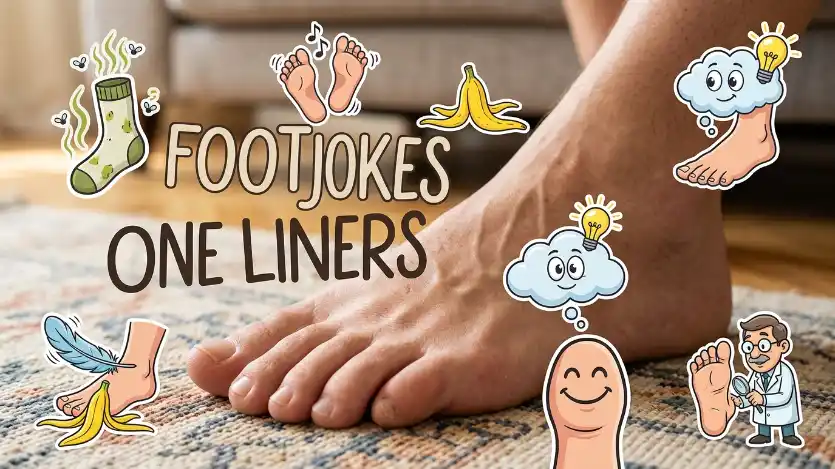 foot jokes one liners image