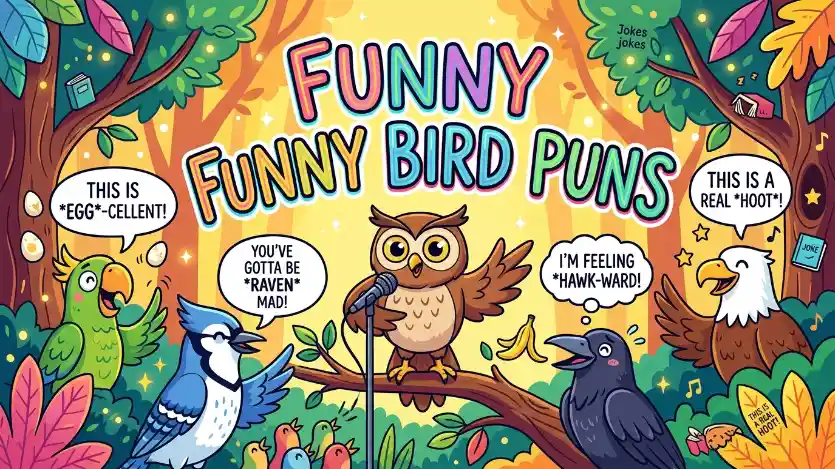 funny bird puns image