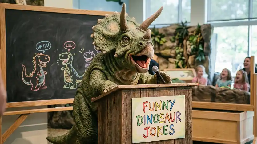 funny dinosaur jokes image