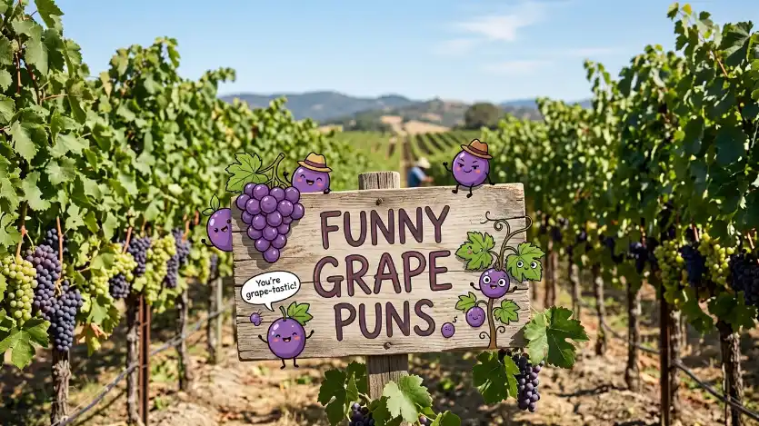 funny grape puns image