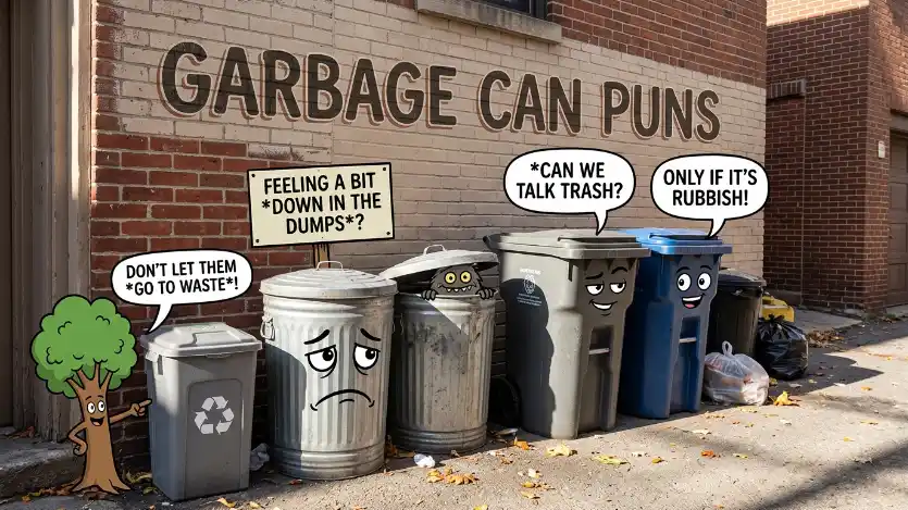 garbage can puns image