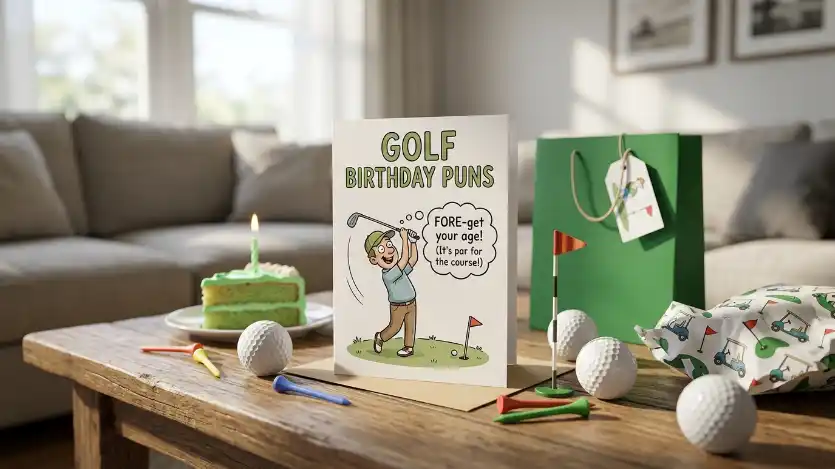 golf birthday puns image