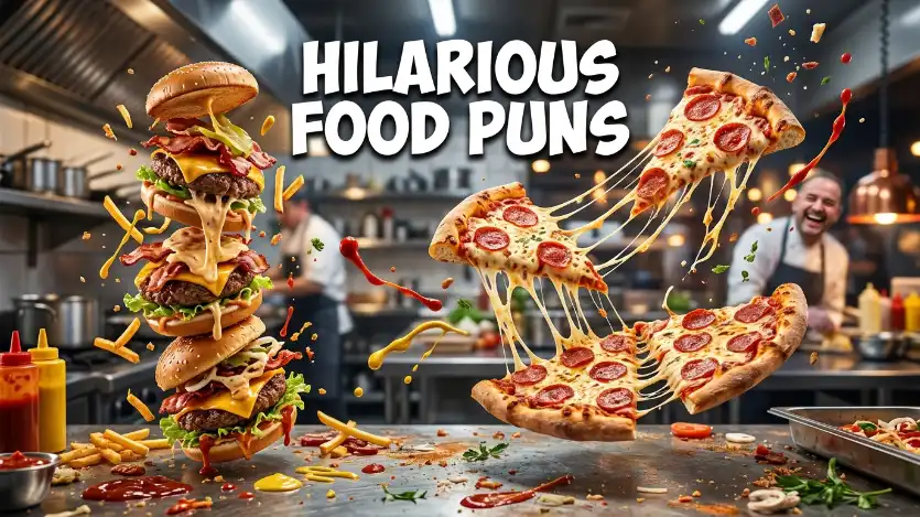 hilarious food puns image