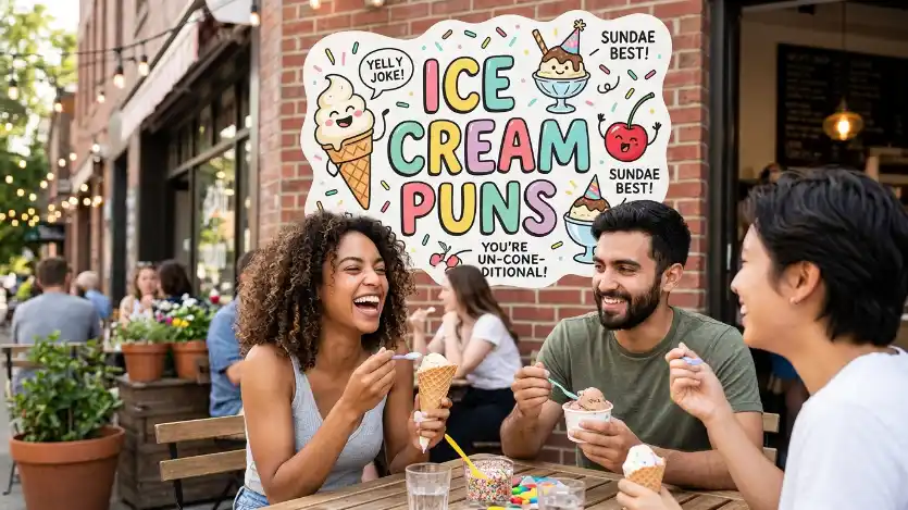 ice cream puns image