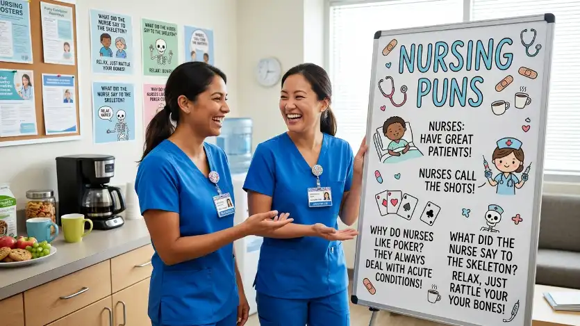 nursing puns image