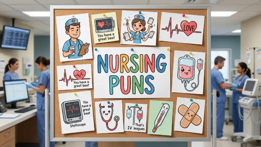 nursing puns image