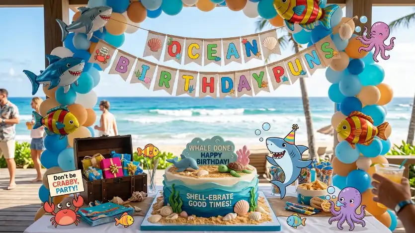 ocean birthday puns image