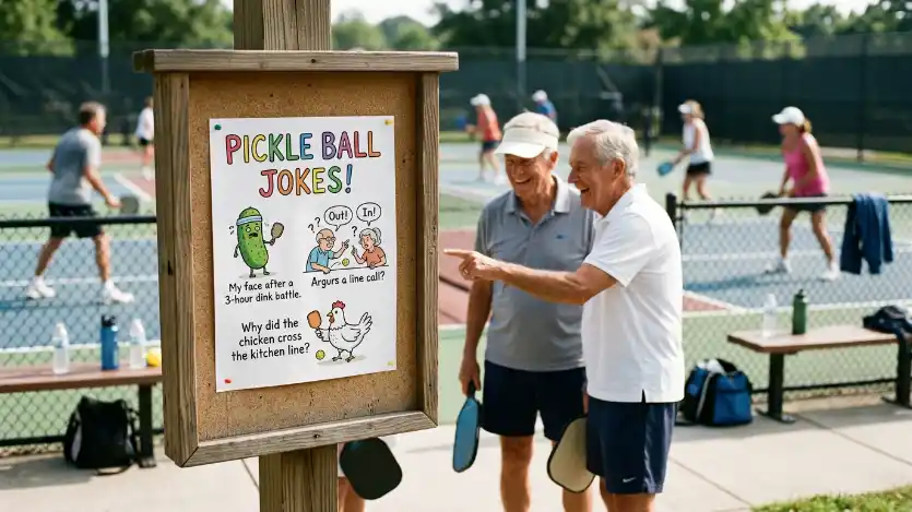 pickle ball jokes image
