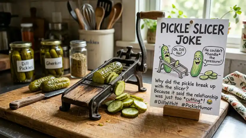 pickle slicer joke image