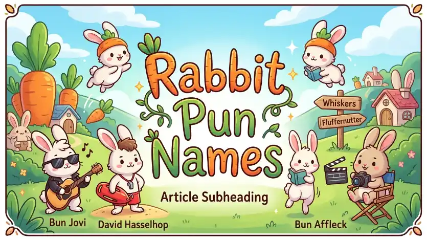 rabbit pun names image