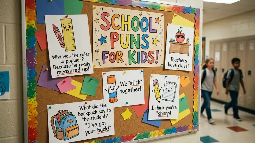 school puns for kids image