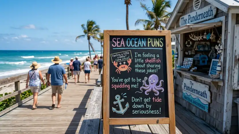 sea ocean puns image