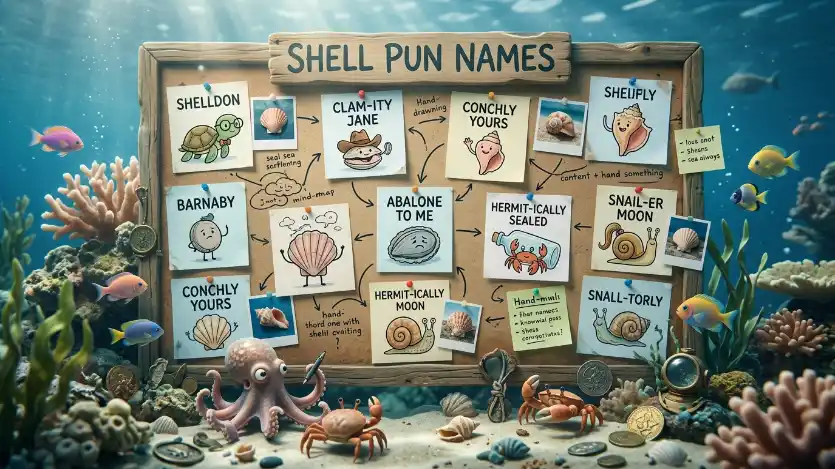 shell pun names image