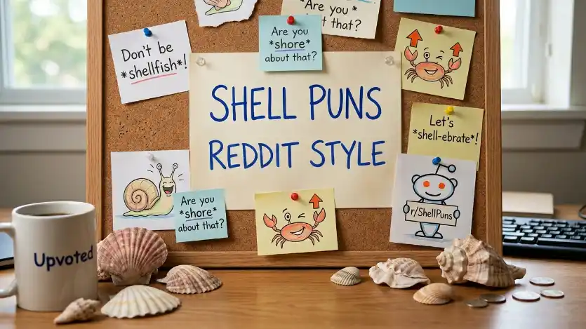 shell puns reddit image