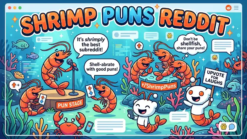 shrimp puns reddit image