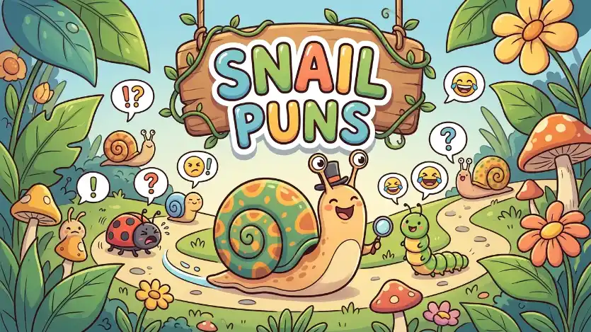 snail puns image