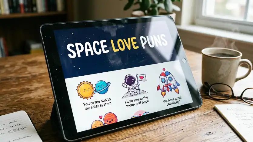 space love puns image
