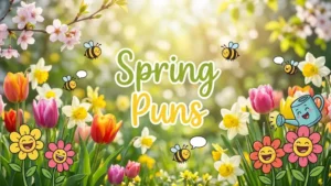 spring puns image