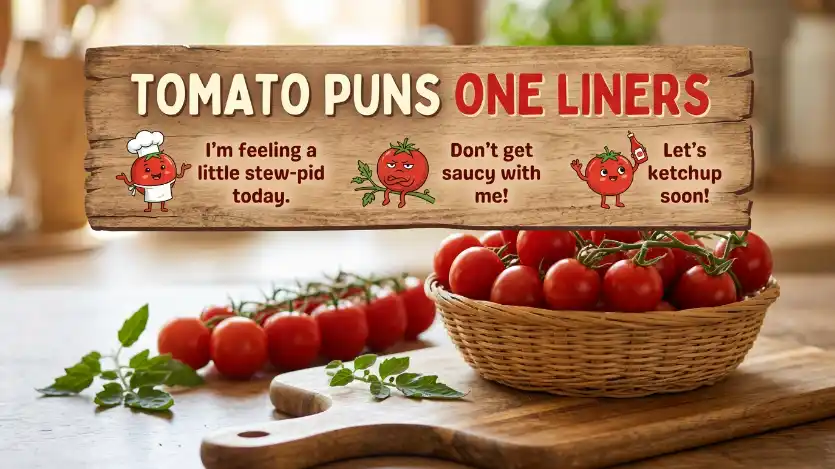 tomato puns one liners image
