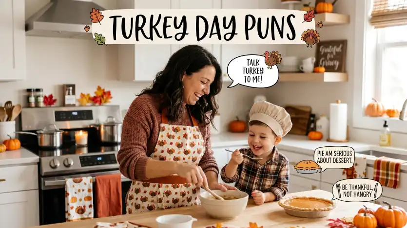 turkey day puns image