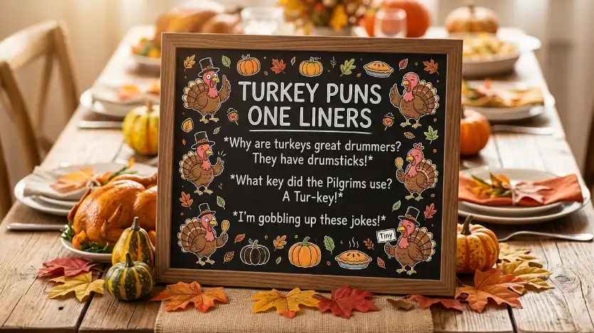 turkey puns one liners image