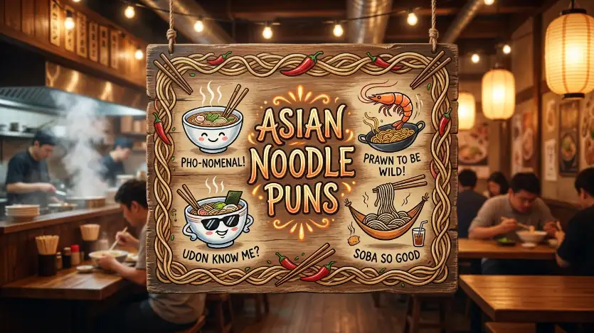asian noodle puns image