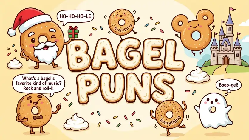 bagel puns image