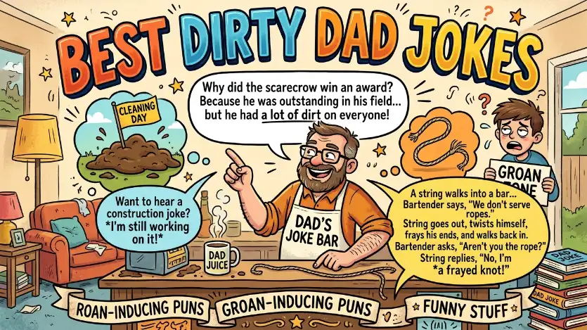 best dirty dad jokes image