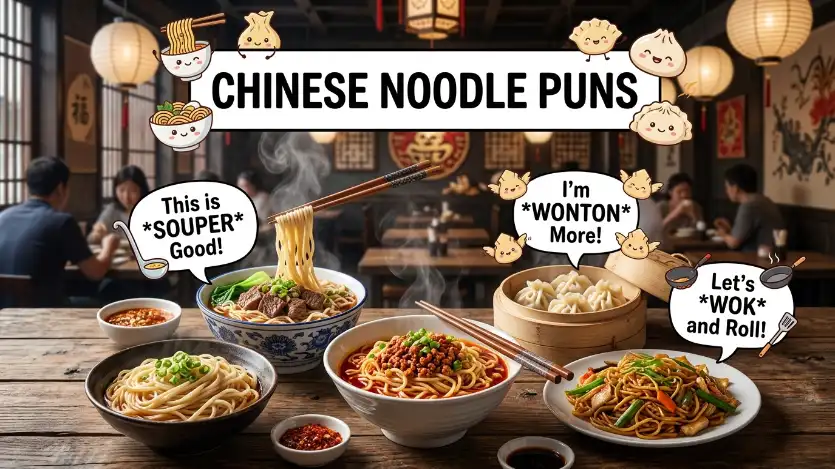 chinese noodle puns image