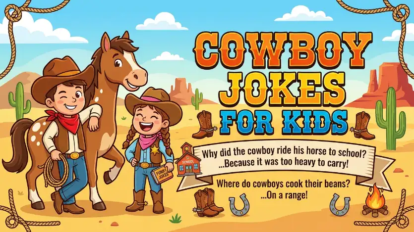 cowboy jokes for kids image