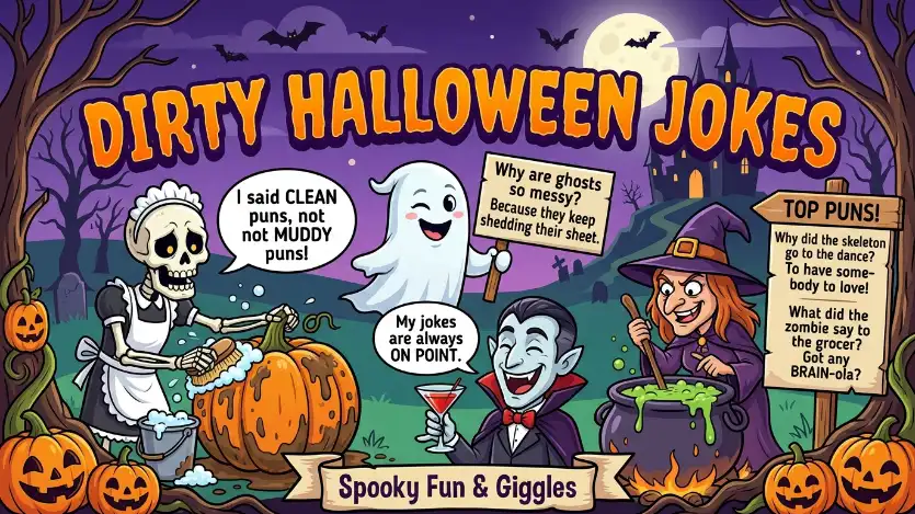 dirty halloween jokes image