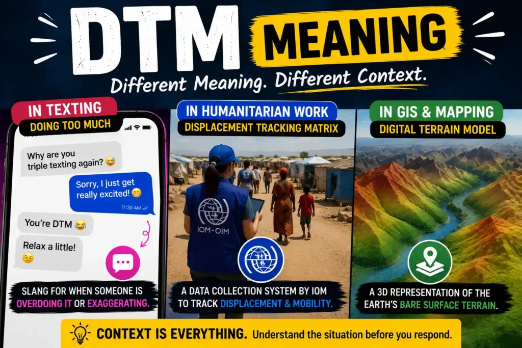 dtm meaning