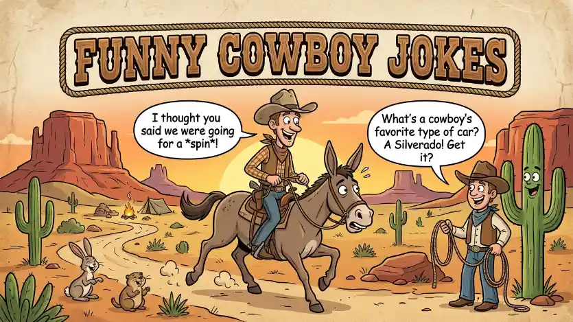 funny cowboy jokes_ image
