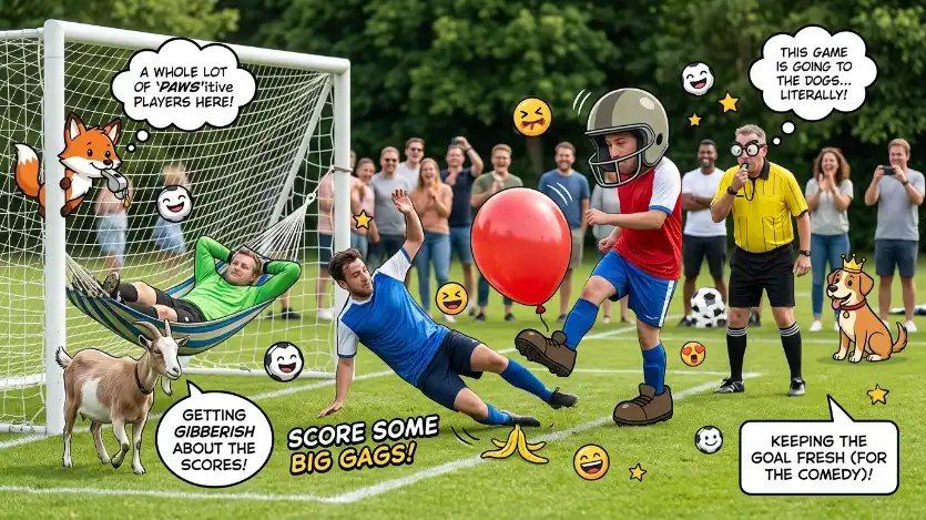 funny soccer jokes image