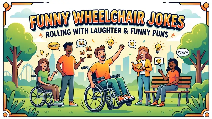 funny wheelchair jokes image