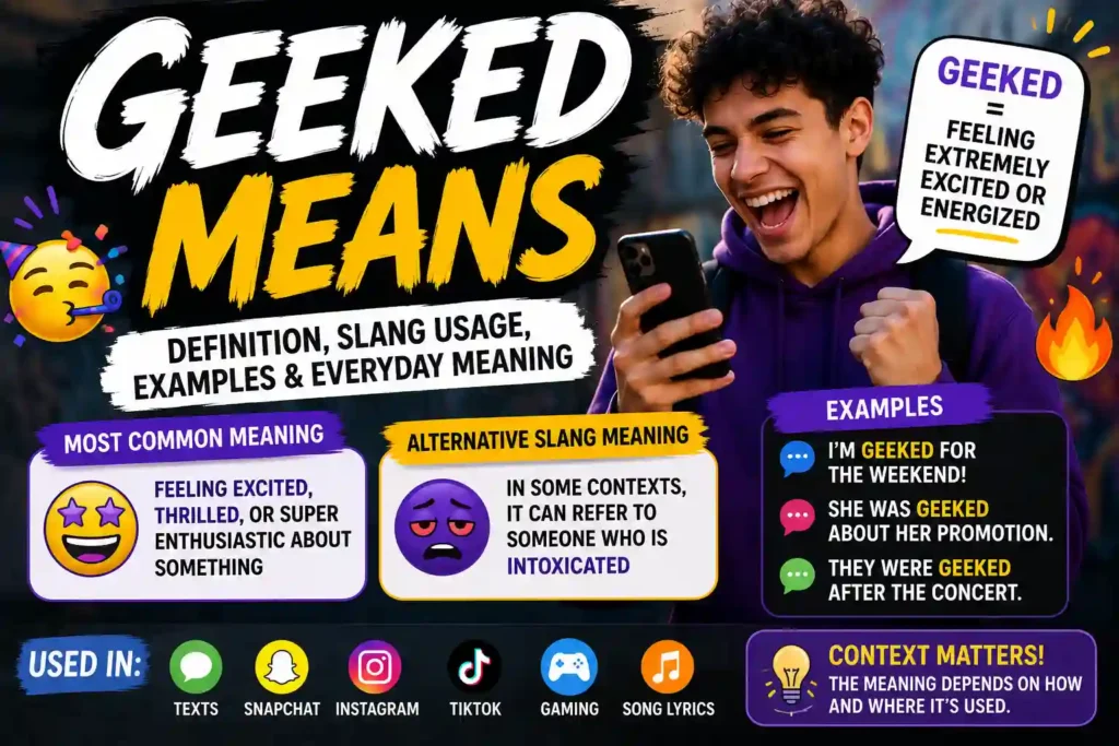 geeked means image