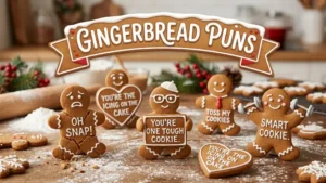 gingerbread puns image