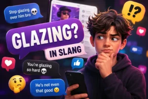 glazing meaning slang image